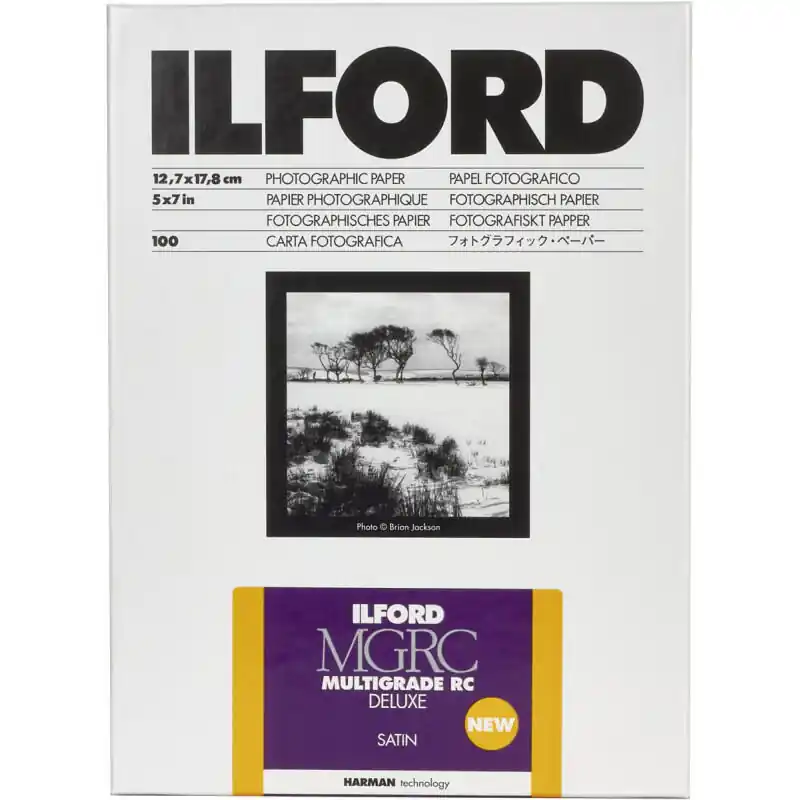 1X100 Ilford Papel Fotografico Mg Rc Dl 25m 13X18 Edición Limitada