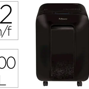 Mejor Calidad Destructora de Documentos Fellowes Lx-200 Capacidad de Corte 12 H Seguridad P4 Destruye Grapas Clips y