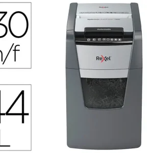 Precio Rebajado Destructora de Documentos Rexel Optimum Auto+ 130X Eu Capacidad 130 Hojas Particulas Destruye Grapas